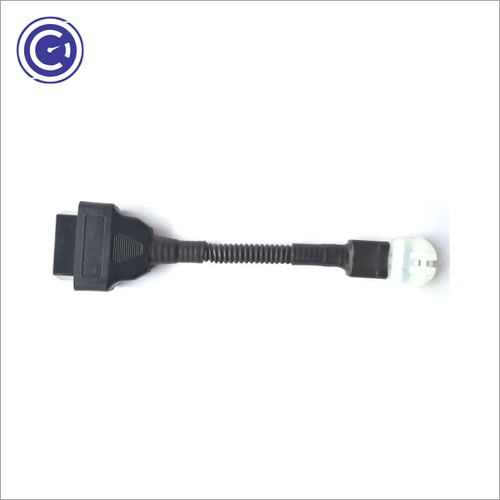 Black Bike Obd2 Connector Cable (Compatible With Bajaj Tvs & Ktm)