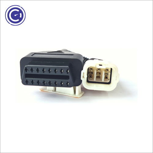 Black Bike Obd2 Connector Cable (Compatible With Bajaj Tvs & Ktm)