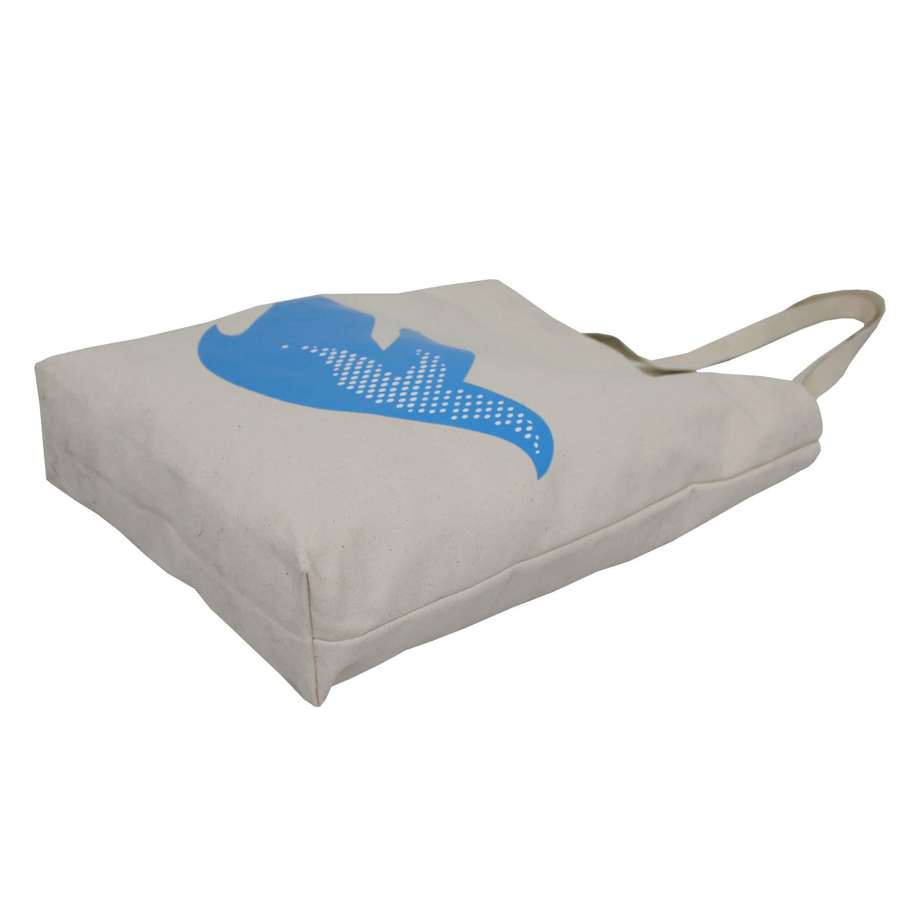 Canvas Tote Bag - 12 Oz, 37h X 37w X 8cm Dimensions, Zip Pocket On Back, Eco-friendly And Reusable Design, Heat Transfer Print Customization, Open Closure, 5kg Capacity