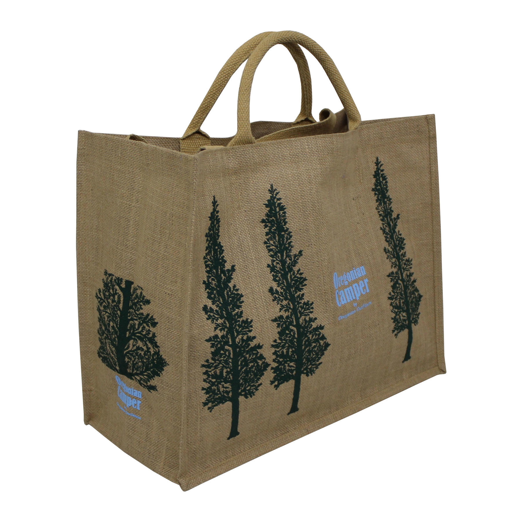 Available In All Color Pp Laminated Jute Shopping Bag With Padded Rope Handle