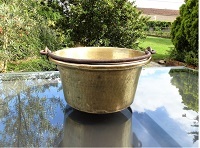 Pair Of Copper Small Planter