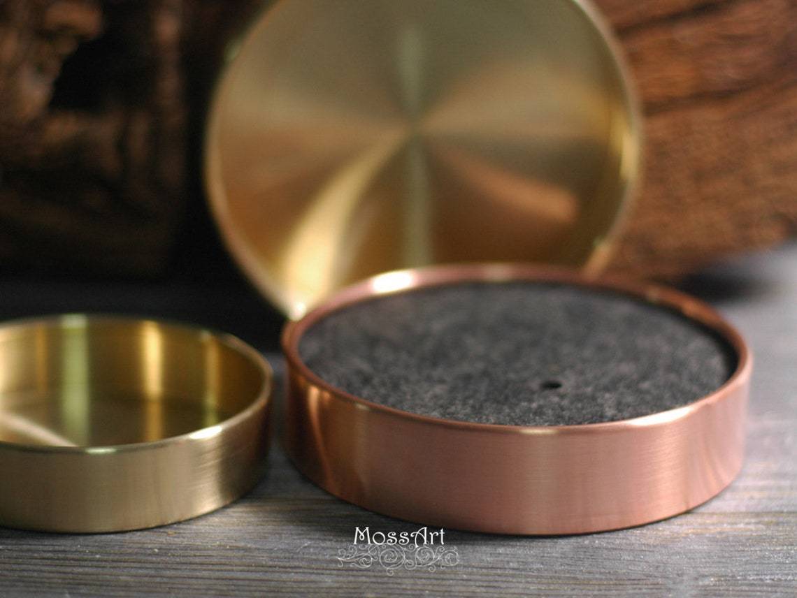 Pair Of Copper Small Planter