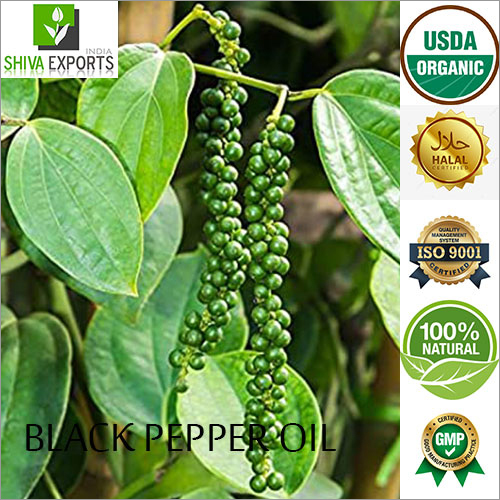 Black Pepper Oil - 100ml Bottle, USDA Organic, Cold-Pressed | Anti-Inflammatory, Natural Remedy, Pain Relief, 100% Pure, 2-Year Shelf Life
