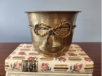 Brass Net Engraved Big Planter
