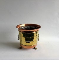 Brass Net Engraved Big Planter