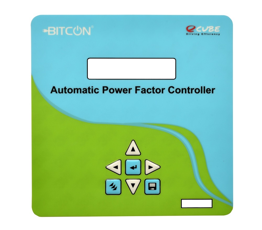 Graphic Overlay Front Sticker - Custom Shape, Rear Adhesive | Ideal For Power Factor Controllers, Electronic Panels, Cnc Machinery, Energy Meters, Customized Colors And Styles