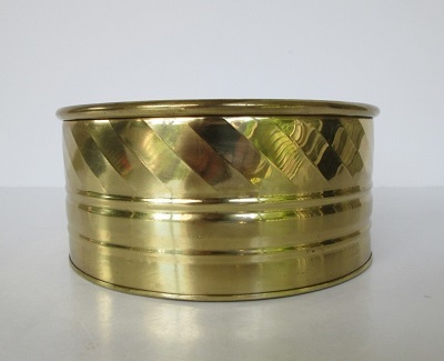 Brass Small Round Shaped With Handle Planter