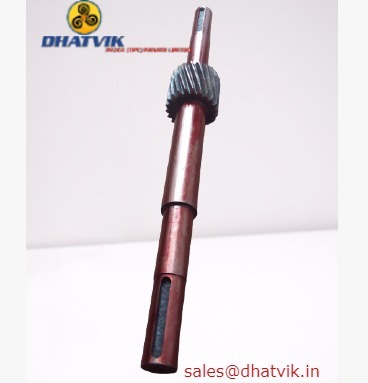 सैको क्रेन के लिए ईओटी क्रेन इनपुट पिनियन शाफ्ट 25 एमटी व्यास: ड्राइंग के अनुसार