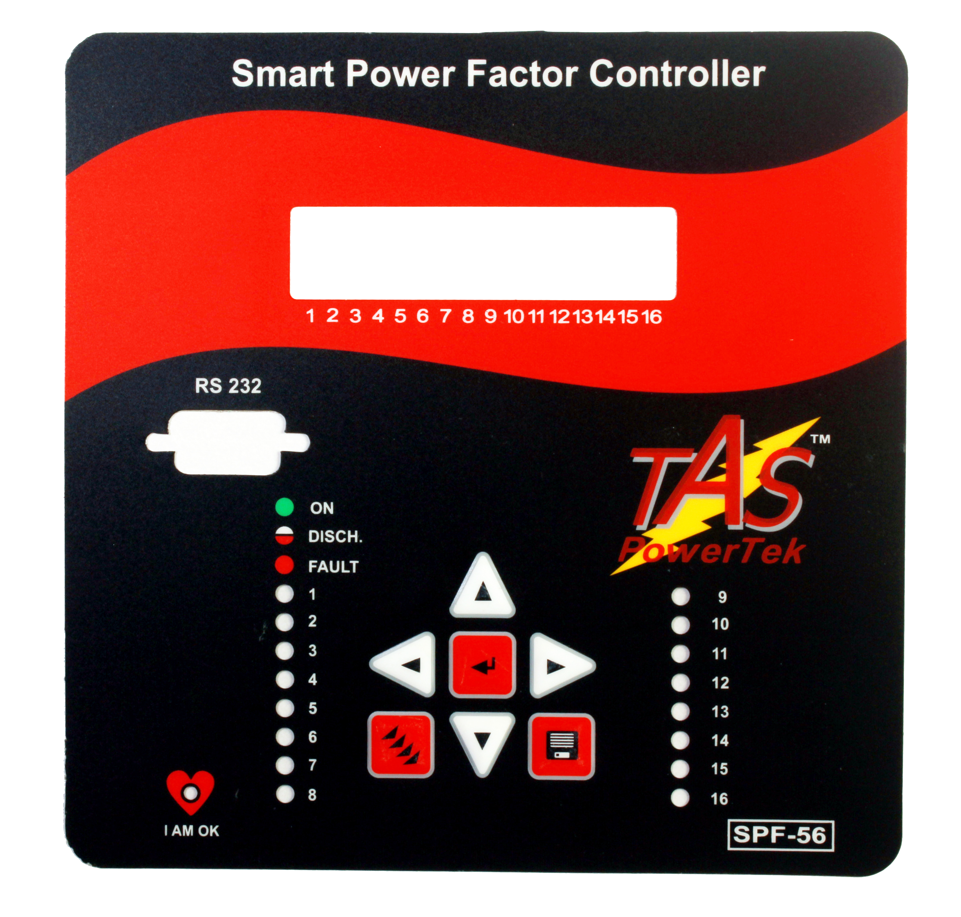 Embossed Keys Graphic Overlay - Customized Shape, Rear Adhesive | Custom Colors For Electronic Panels, Measuring Equipment, Energy Meters, Cnc Machinery, And Control Panels