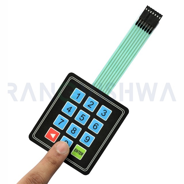 Customized 3x4 Universal Matrix Membrane Switch Keypad For Arduino
