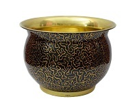 Brass Duo Colour New Design Planter