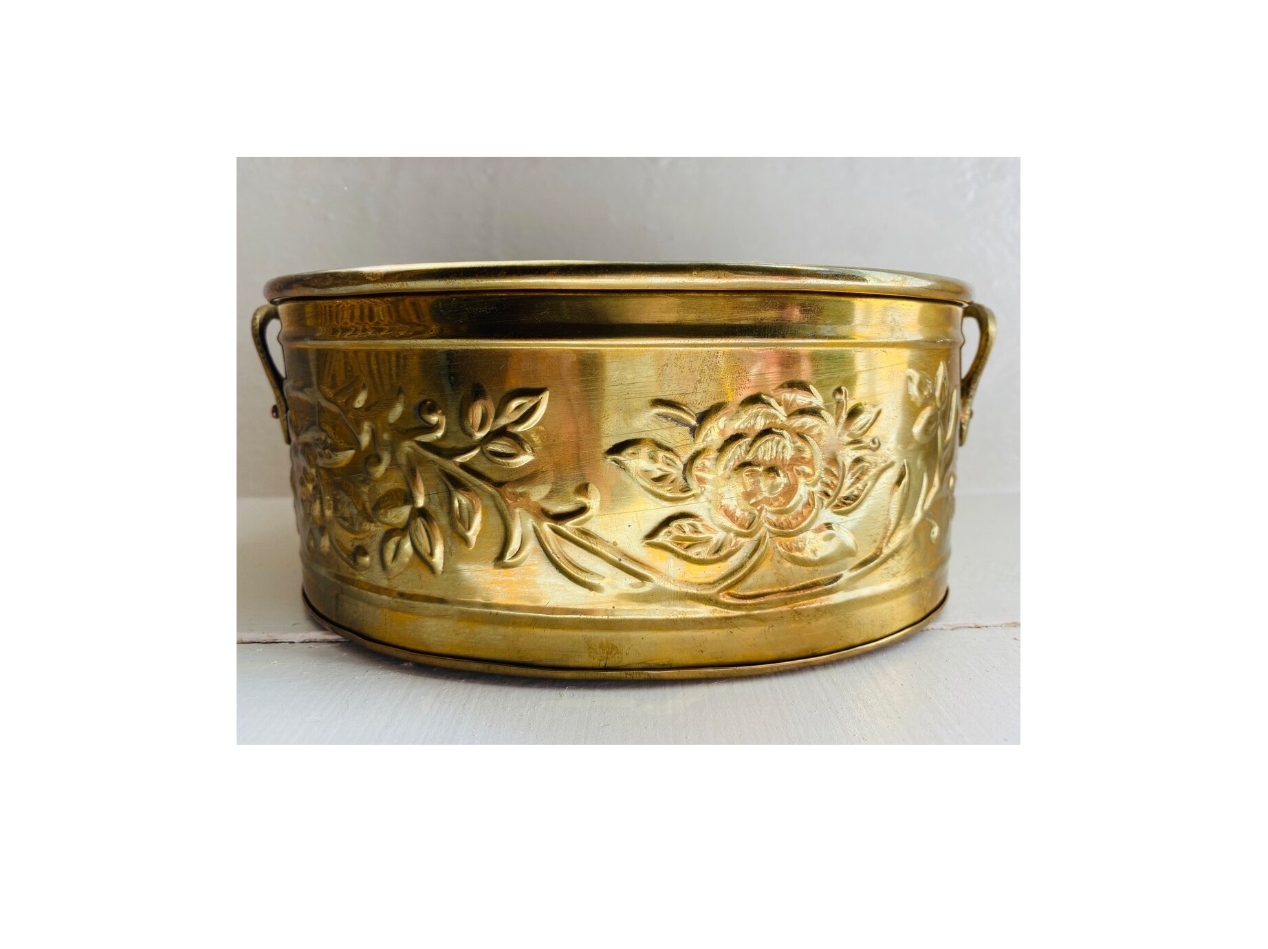 Brass Texture Design Planter