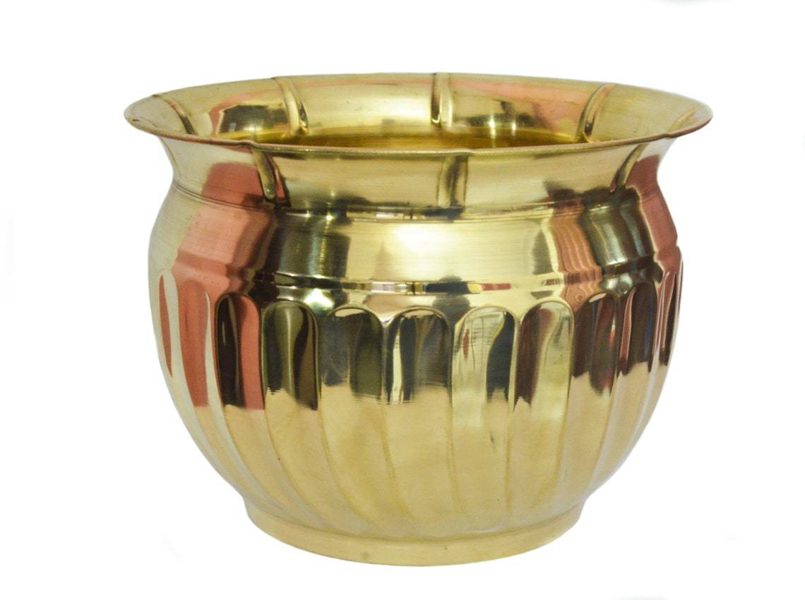 Brass Texture Design Planter