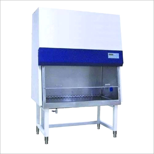 Biological Safety Cabinet - Stainless Steel, 400 mm Maximum Opening, Blue Color, 100% Efficiency, Electric Power Source, 0.33 m/s Down Low Velocity, 200 mm Safe Opening