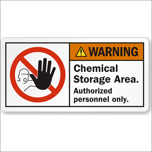 Warning Label - Metal Rectangle, Multicolor, Different Thickness Available | Ideal for Clear and Effective Warning Communication