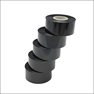 5 Rolls Black Ribbon - Foil Ribbon | Available in Red, Green, Blue, Black, Yellow, White, Golden, Silver for Industrial Applications