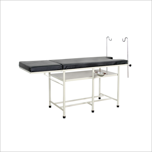Gynaec Examination Table - Steel & Vinyl, 6ft x 2ft x 2.5ft, Black | Comfortable Padding, Durable Material, Easy Adjustment, Hygienic Design, Stable Base, Space-Saving Design
