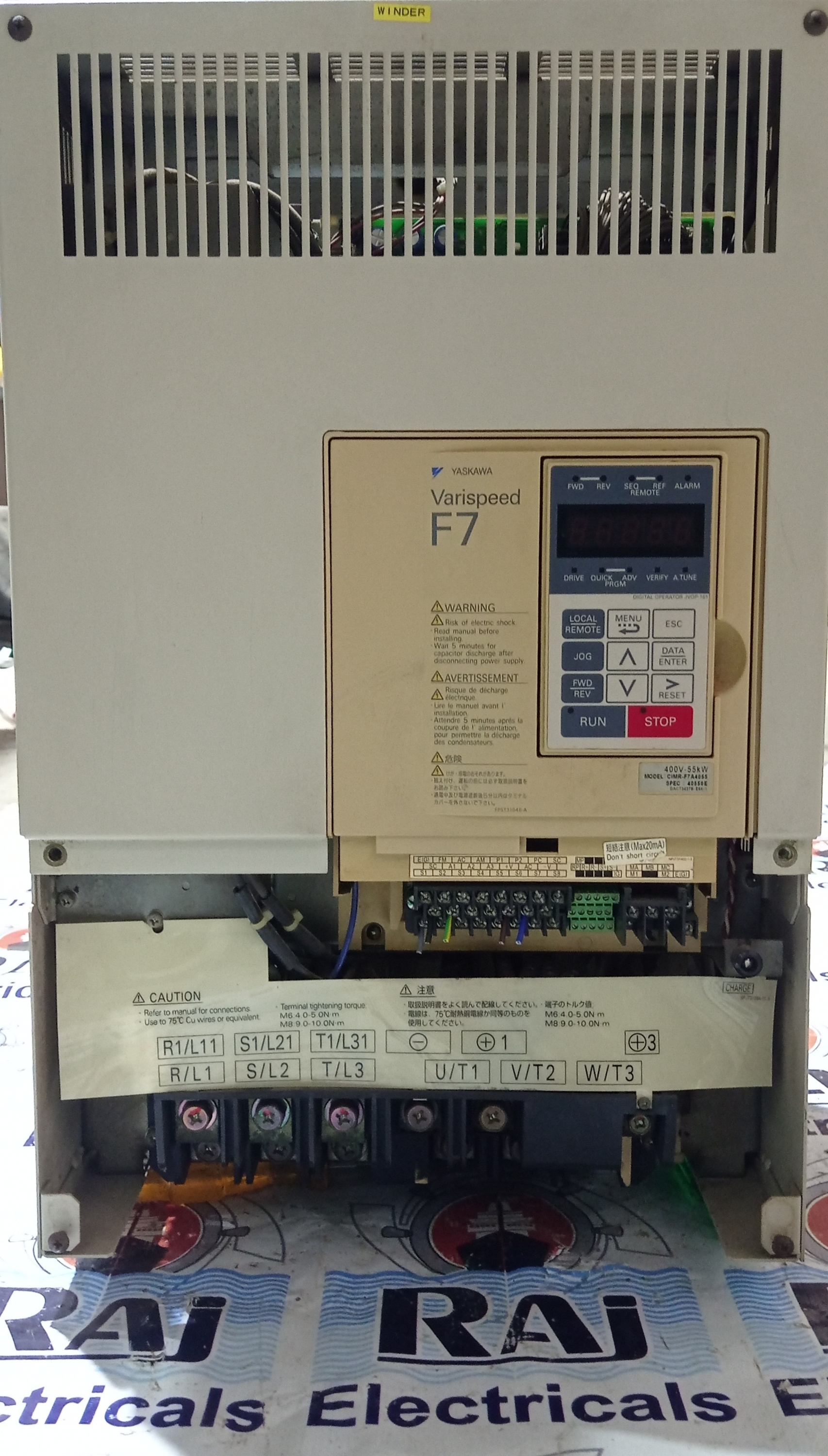 Yaskawa Varispeed F7 75 Hp Ac Drive