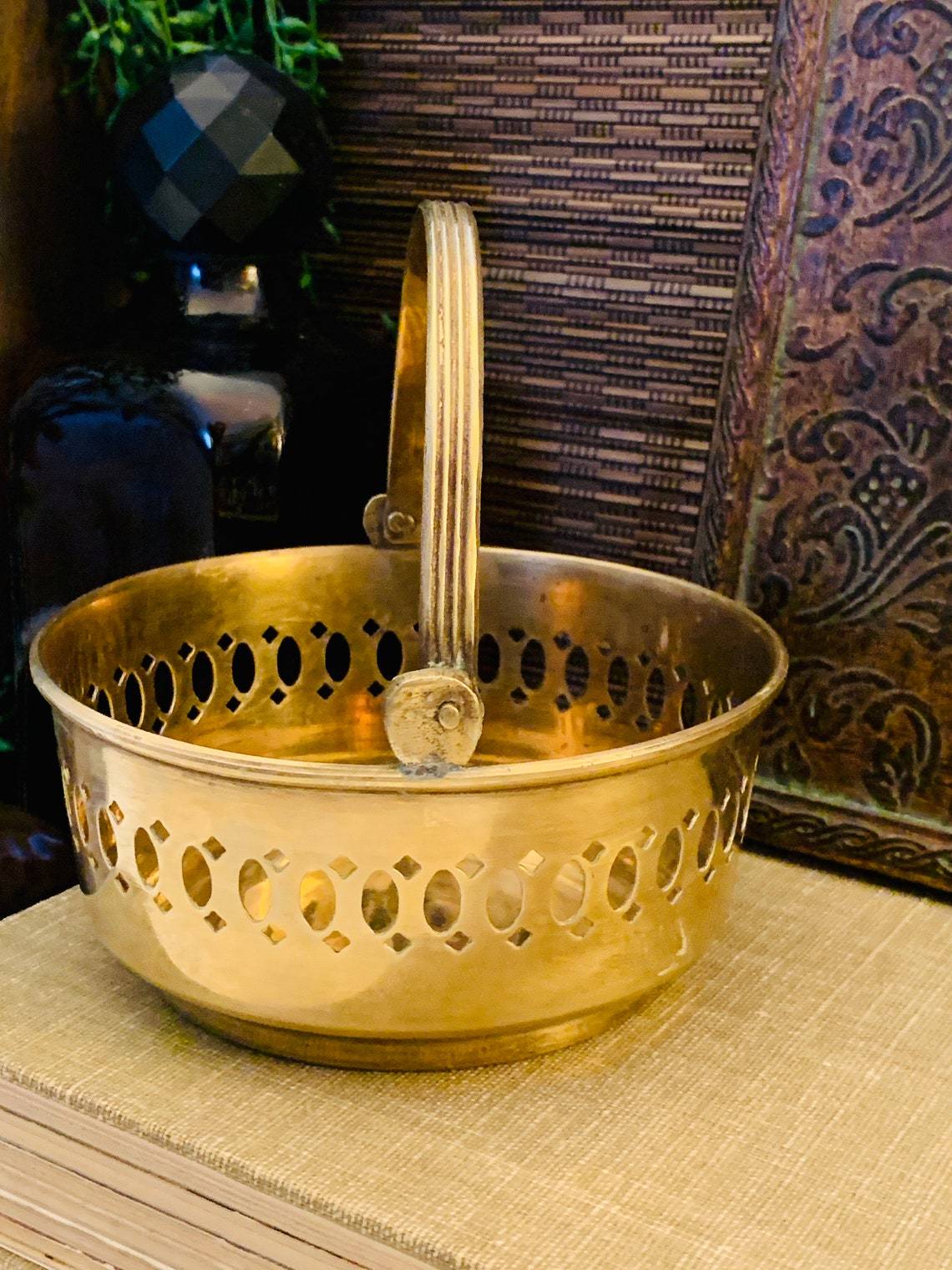 Brass High Quality Table Top Planter