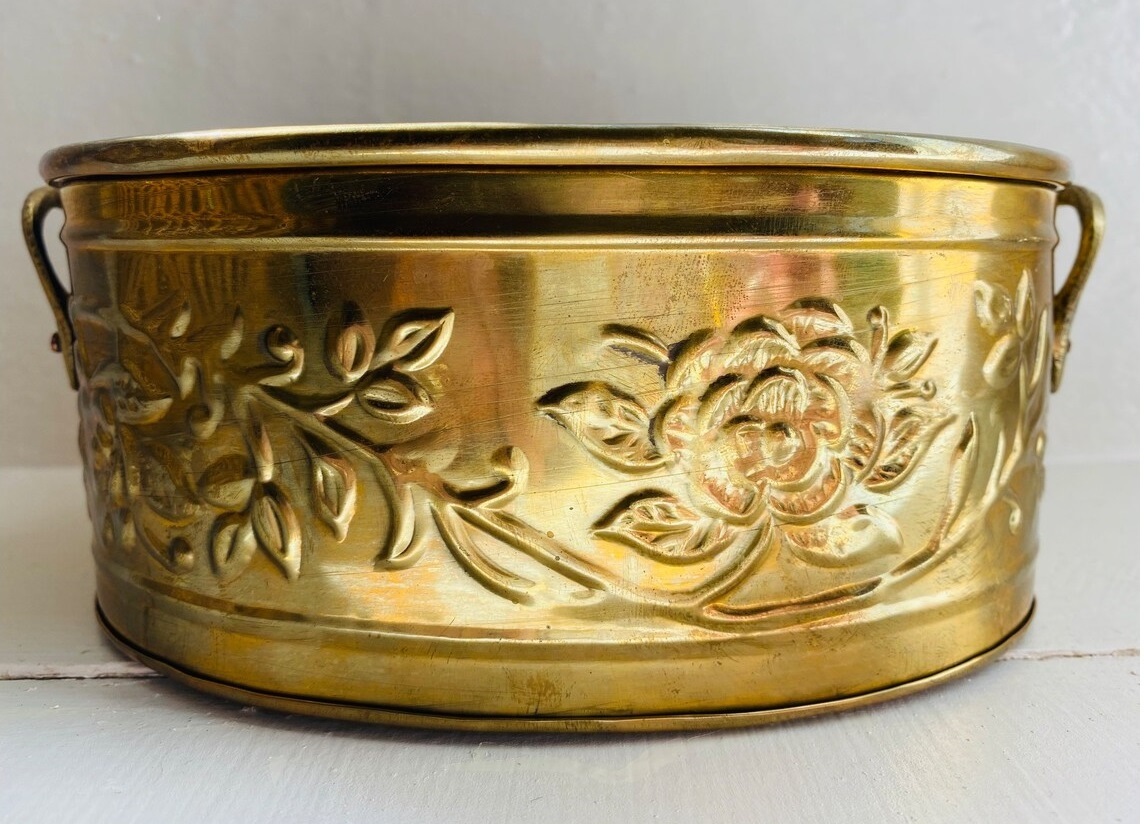 Brass High Quality Table Top Planter