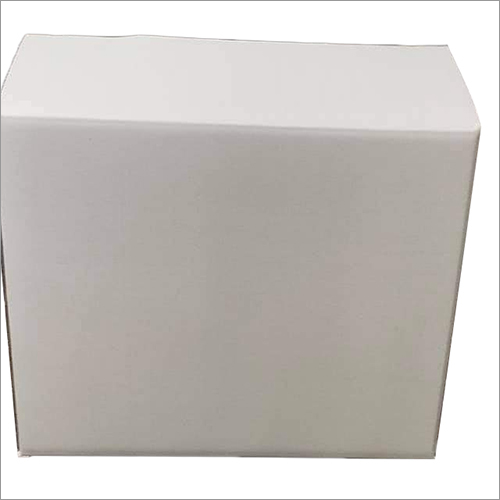 White Corrugated Packaging Box - Plain Rectangular Shape, Suitable For Food, Apparel, Tools, And Crafts | Customized Size And Weight Capacity Of 3-5 Kg
