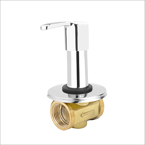 फ्लश कॉक (लॉन्ग) 25 mm वॉल फ्लैंज के साथ