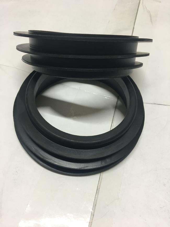 Black Wc Grw Pan Connector Rubber Sealing Gasket