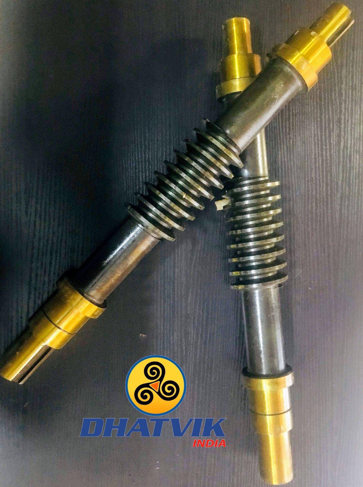 Worm Shaft For Roll Gap Adjusting Device Of Roughing Stand (Tmt Rolling Mill)