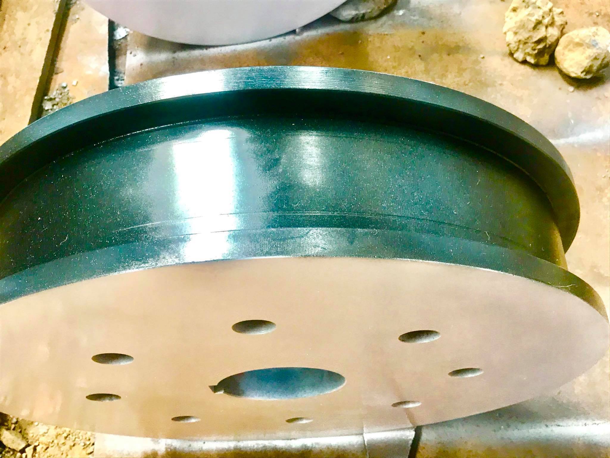 White 400 Kg Crane Wheel