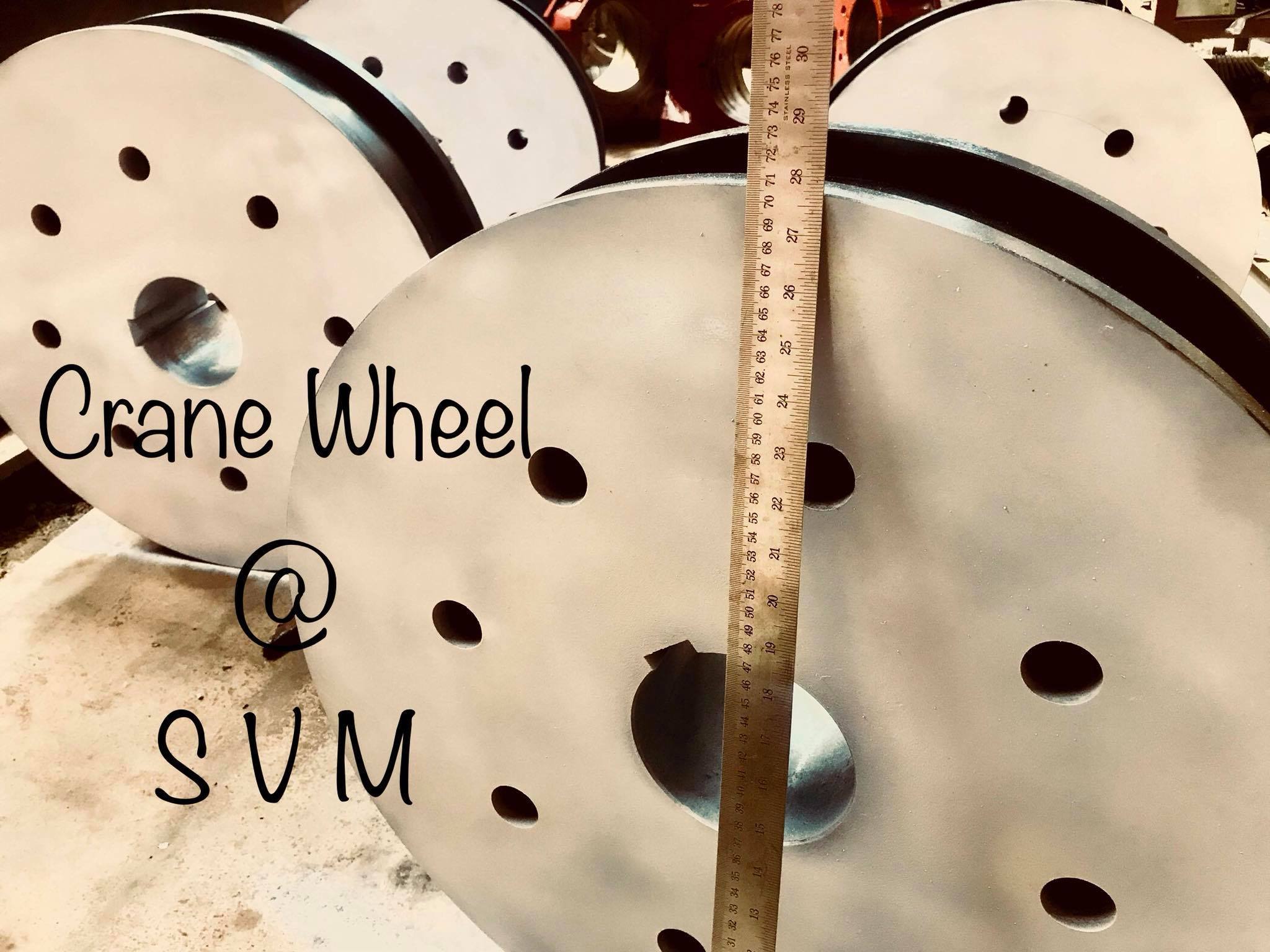 White 400 Kg Crane Wheel