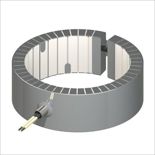 Ceramic Band Heater - Various Sizes, High Customizable Voltage & Wattage | High Temperature Efficiency for Plastic Processing Applications