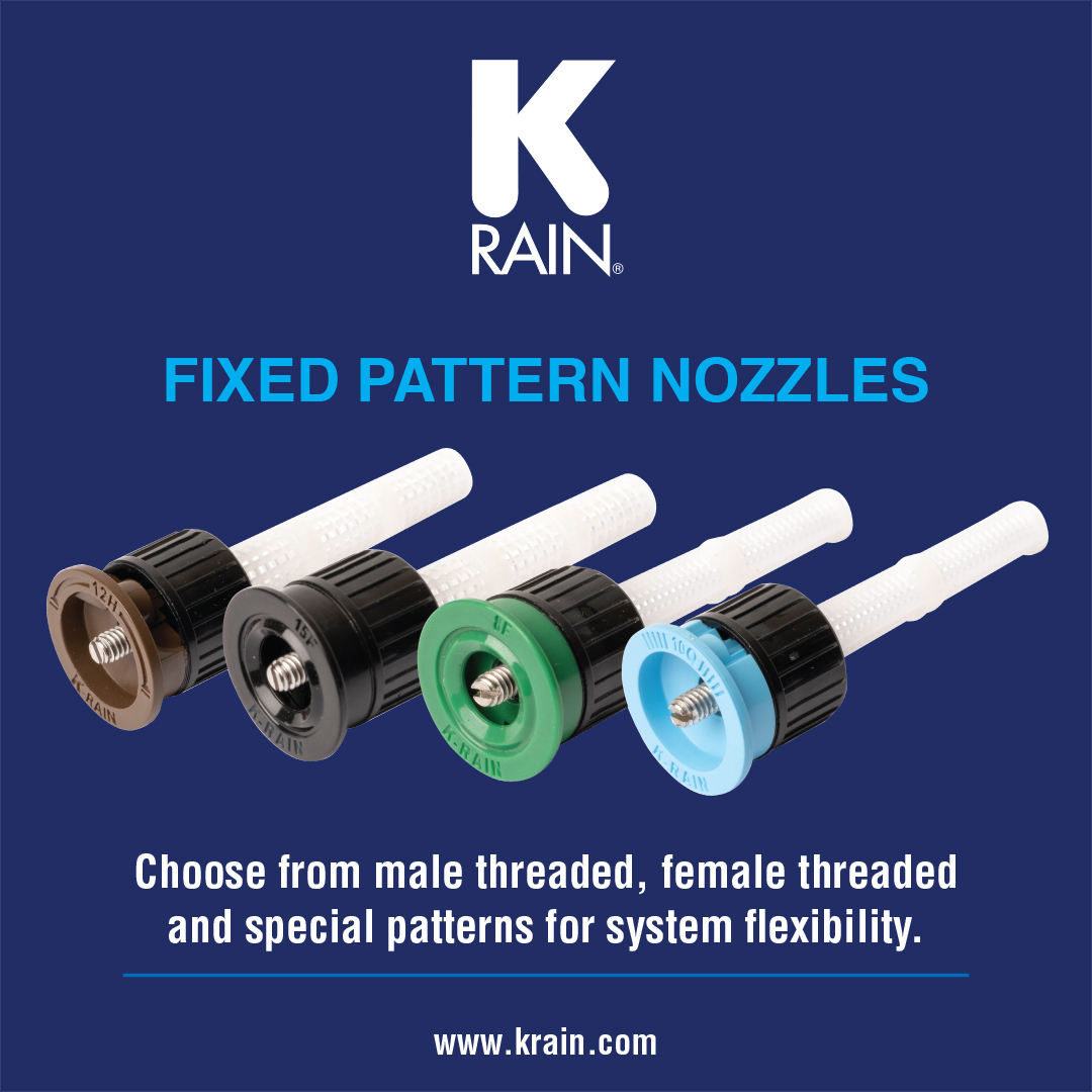 Fully Adjustable Rotary Nozzle Application: Irrigation