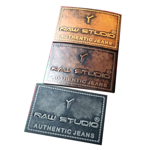 Jeans Labels - Polyester, 2 Mm Thickness, Rectangular Shape | Multicolor Patterns, Suitable For Garment & Textile Industries