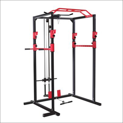 Power Rack With Lat Pulldown