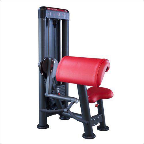 Preacher Curl Machine - Steel, 1500mm x 1200mm x 1800mm, Red Color | 150kg Weight Capacity, 100kg Weight Stack, ZZ Bearings, 1 Year Warranty