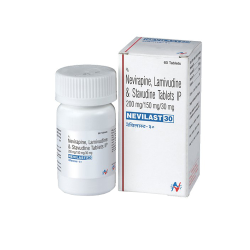 नेविलास्ट (लैमिवुडिन 150 मिलीग्राम+स्टावुडिन 30 मिलीग्राम+नेविरापिन 200 मिलीग्राम)