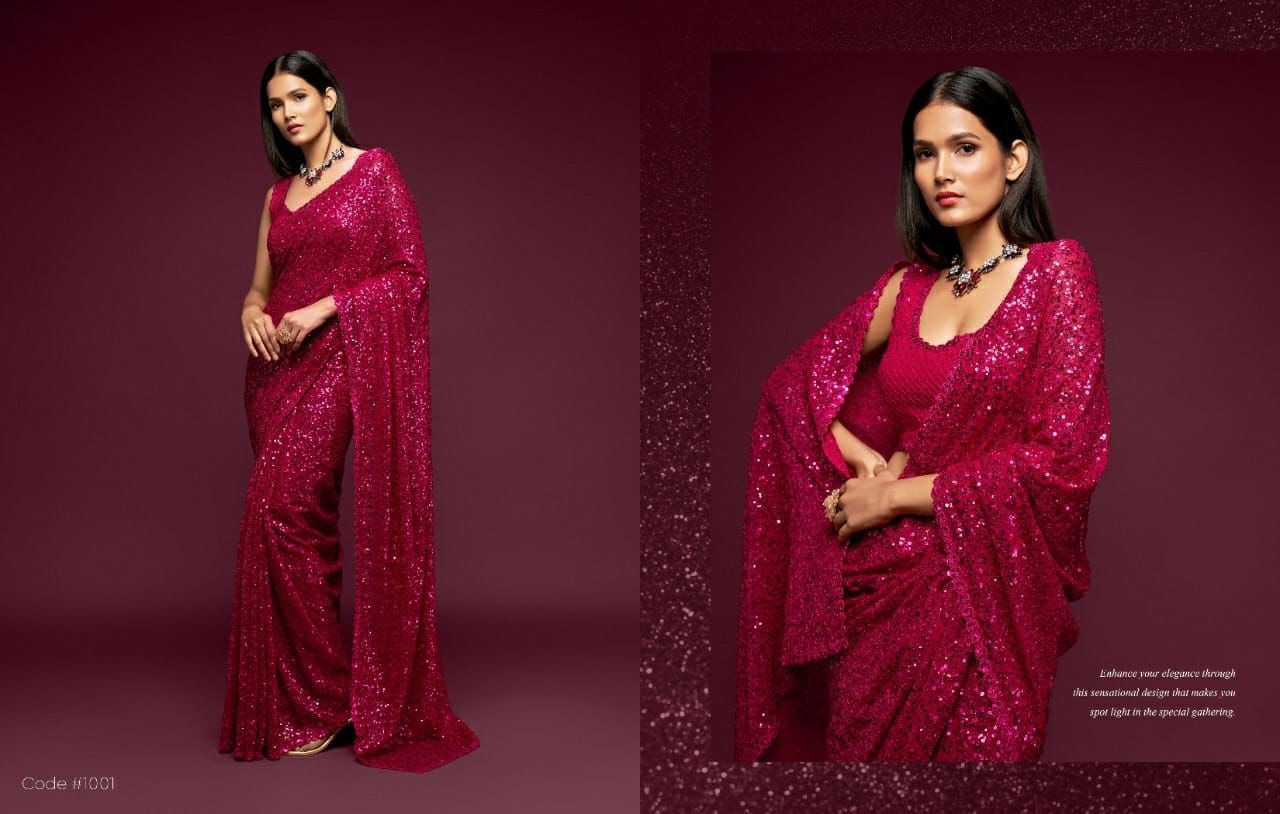 Georgette Party Wear Sarees