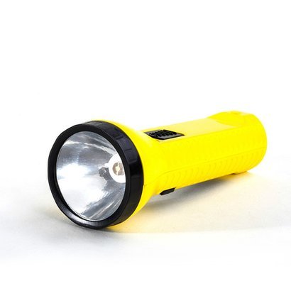 Rechargeable Solar Torch - ABS Plastic, 15cm x 5cm, 150g | 100 Lumens Output, High-Power LED, Eco-Friendly Solution for Outdoor Enthusiasts