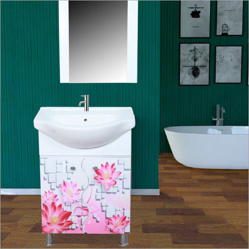 R110 फ्लोर माउंटेड पीवीसी कैबिनेट वैनिटी