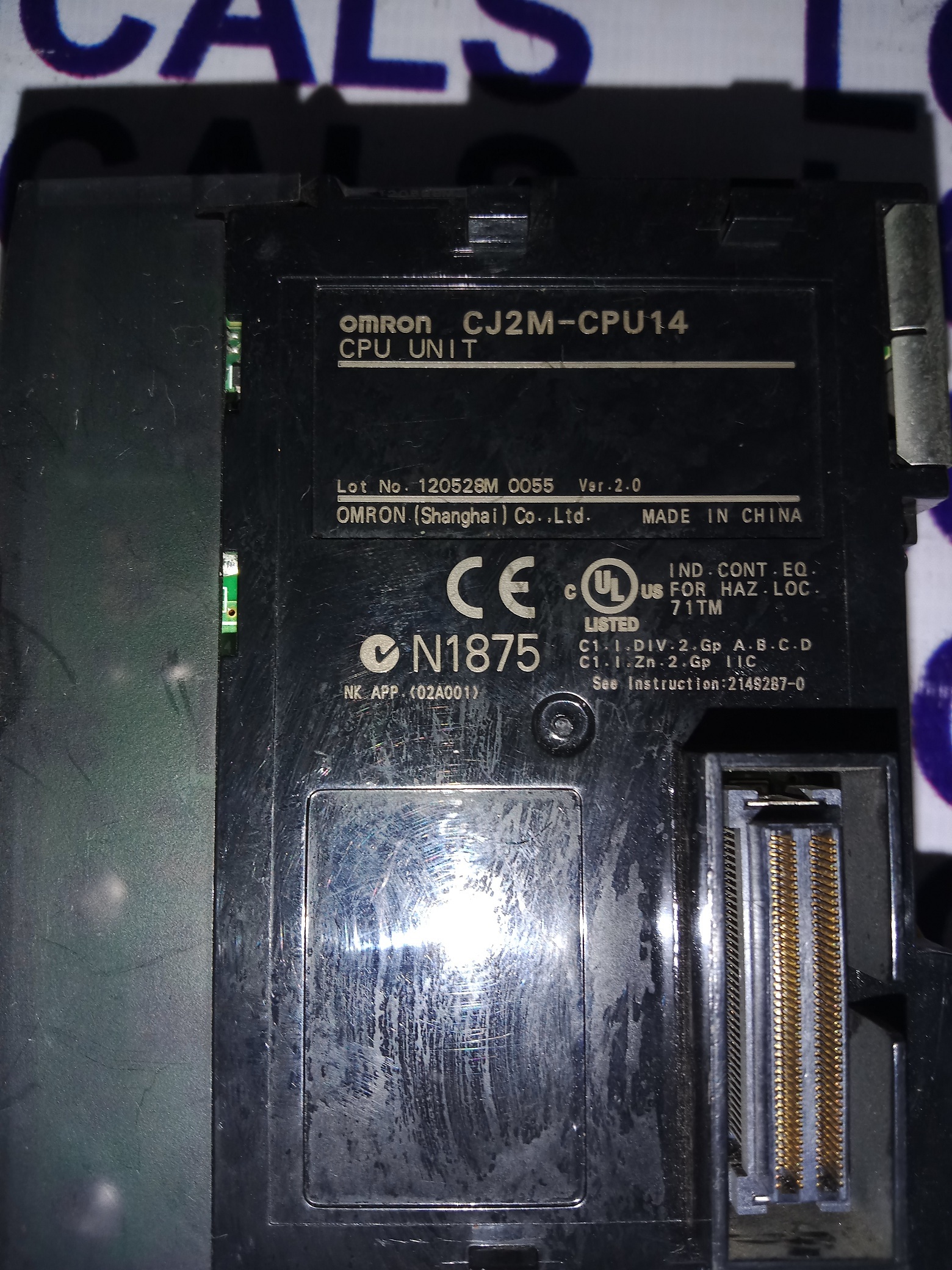Omron Cpu Module Cj2m-cpu14
