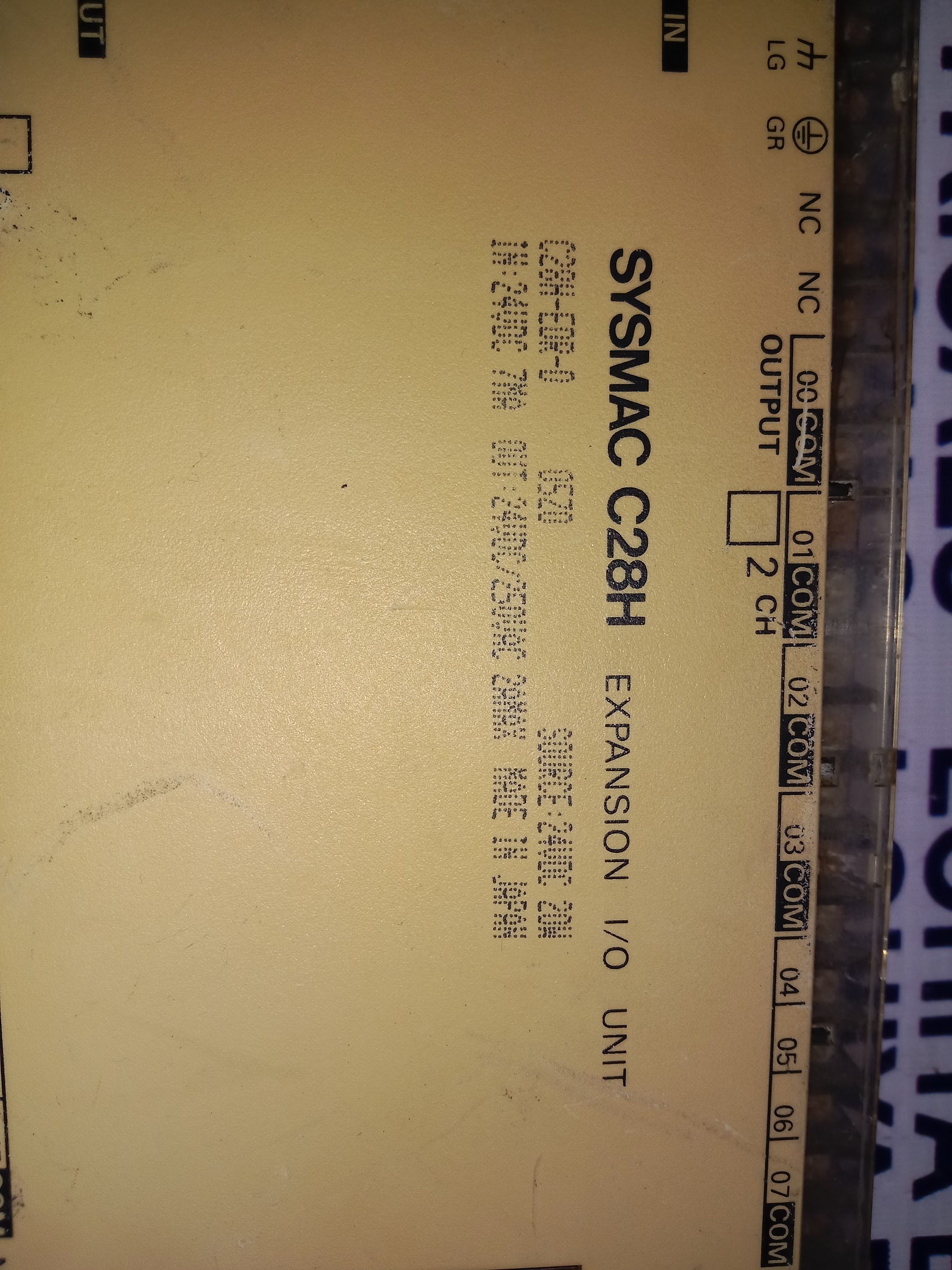 Omron I/o Unit C28h-edr-d