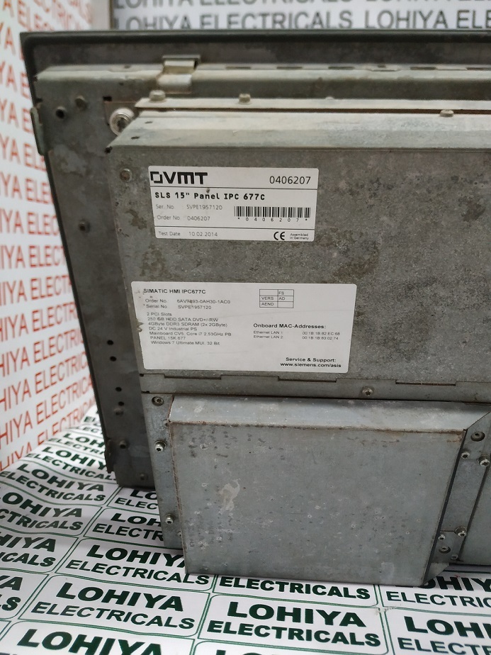 Siemens Ipc 677c-15 6av7893-0ah30-1ac0