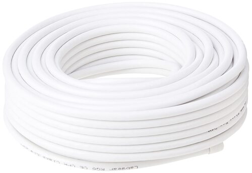 Coaxial Cctv Cable - Color: White
