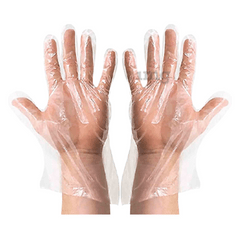 Disposable Plastic Gloves - Color: Transparent Or Any Color