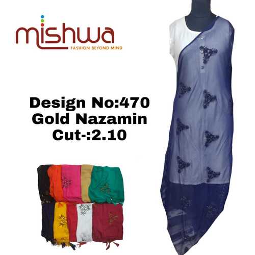 Ladies Embroidered Dupatta - 2.10 Meter Length, 5 Vibrant Colors | Washable, All-Season Ethnic Wear