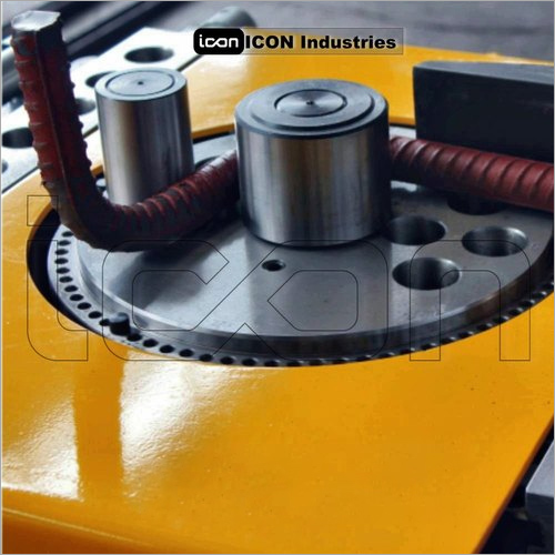 Fully Automatic Bar Bending Machine - Color: Yellow