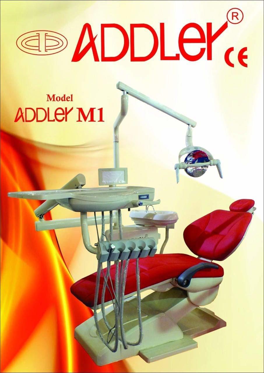 Addler Dental Advance Chair M1+ Model Electric With Stool. Full Set Up For Clinic Also Available - Color: Assorted