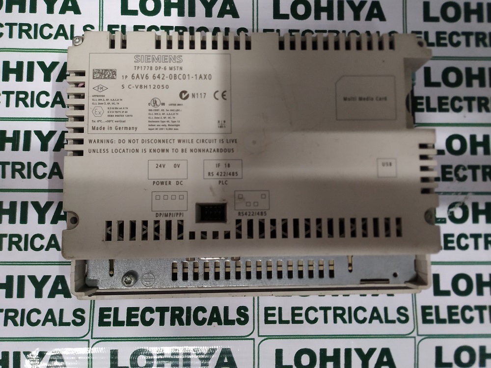 Siemens 6av6 642-0bc01-1ax0 Tp177b Dp-6 Mstn