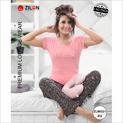 Girls Stylish Pajama And Top Night Dress
