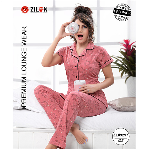 प्रीमियम प्रिंटेड लाउंज वियर